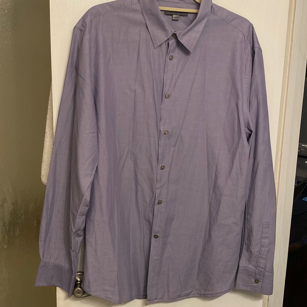 John Varvatos long sleeve button down shirt, preowned, in good condition